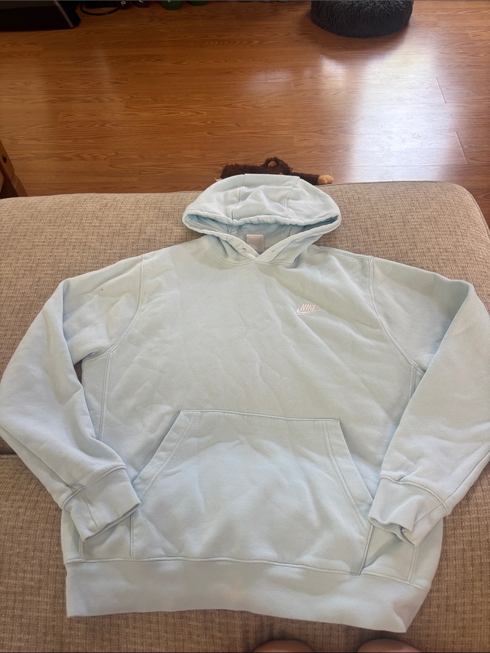 Nike Light Blue Pullover Hoodie